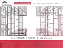 Tablet Screenshot of ceg.com.pl